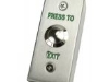 Exit knop, deurstijl model, opbouw, RVS, "PRESS TO EXIT"